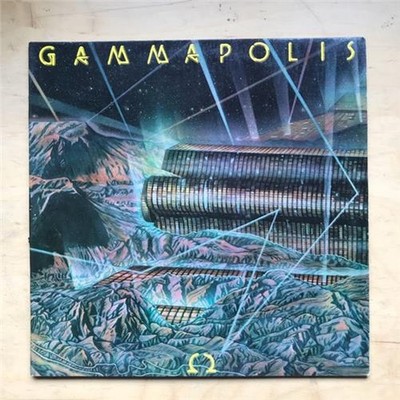 OMEGA GAMMAPOLIS LP 1979 WITH G/FOLD COVER - nice copy - small tear on spine (HU