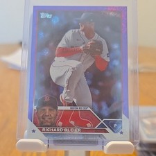 Topps 2023 Update Series #US27 Richard Bleier Purple Foil /799 Boston Red Sox