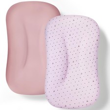 Baby Lounger Cover 2 Pack - Silky Soft and Breathable Infant Lounger Cover, Newb