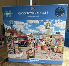 Clocktower Market 1000 Piece Jigsaw Puzzle Gibsons Puzzle