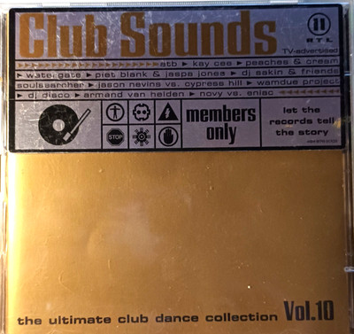 DoCD++V. A. - CLUB SOUNDS  THE ULTIMATE CLUB DANCE COLLECTION, VOL. 10++1999