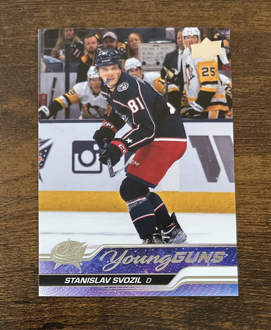2023-24 Upper Deck Series 2 Young Guns #461 Stanislav Svozil Rookie Jackets RC