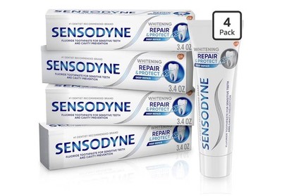 Toothpaste Sensodyne Repair Protect Whitening 3.4oz Pack Sensitive Teeth Cavity