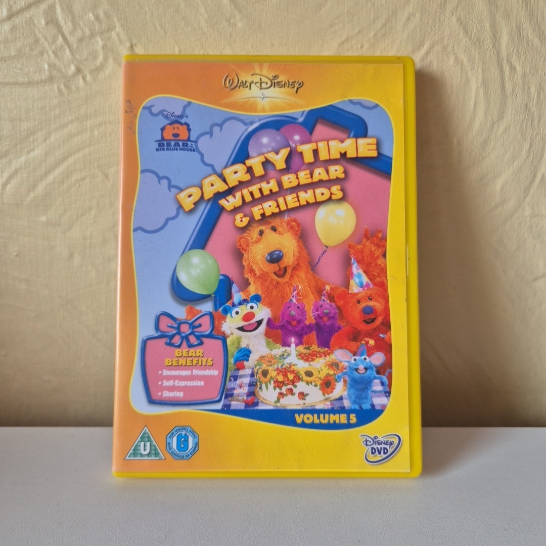 Bear in the Big Blue House : Party Time With Bear, Rare UK Nickelodeon DVD
