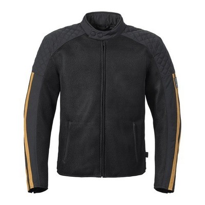 Men's Triumph Black Braddan Racing Jacket Genuine Mesh Motorbike Riding Jacket