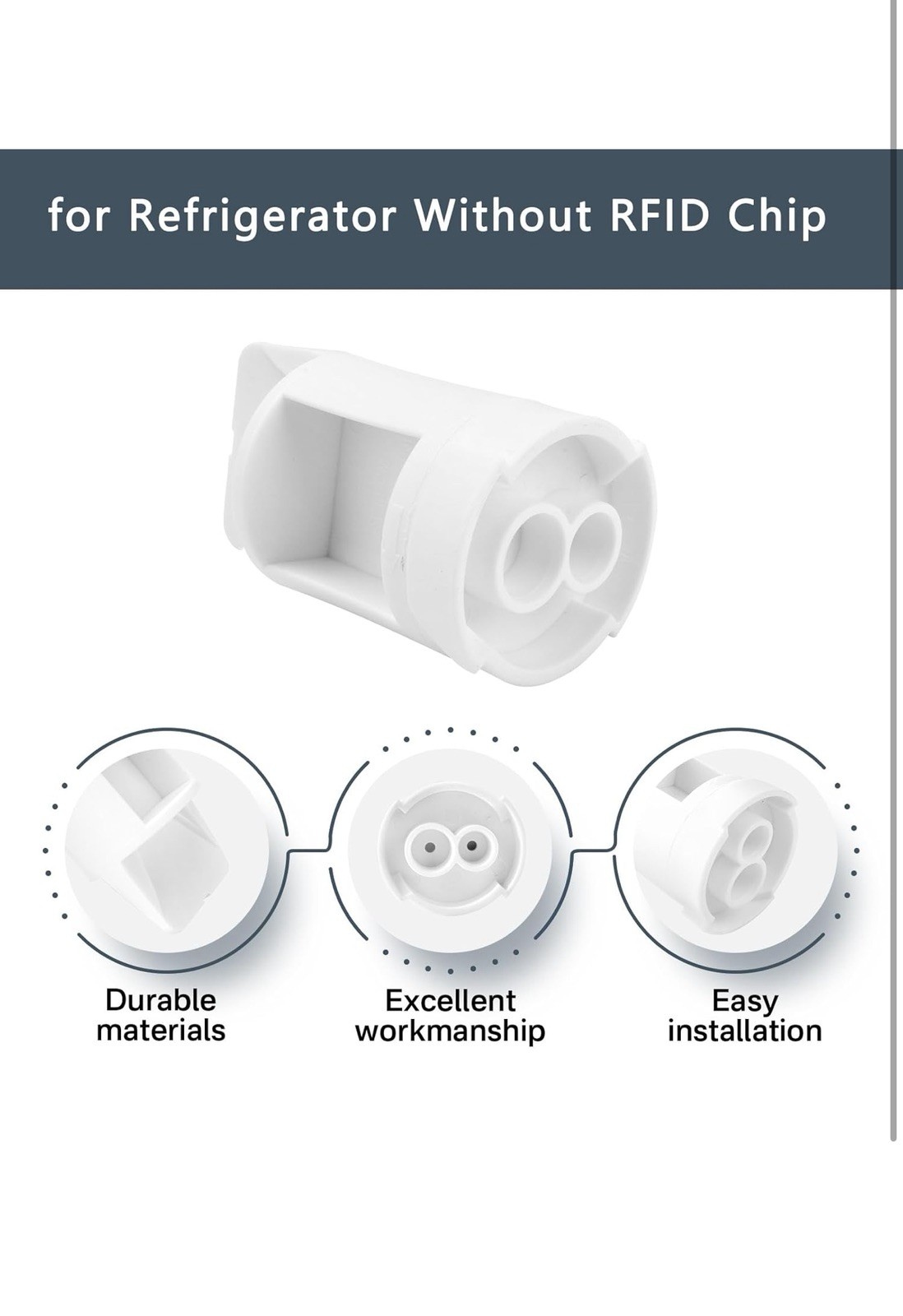 GE WR17X33825 Refrigerator Water Filter Bypass Plug - GENUINE OEM