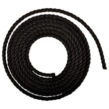 SWING SET STUFF 3/8" BLACK ROPE LENGTH 10' climb playground park attachment 0131