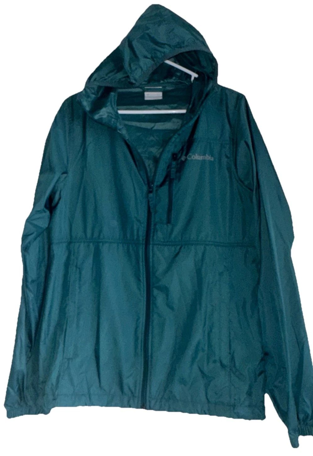 Columbia Mens Morning View Packable Jacket Sz S Green Good Full Zip Gorpcore