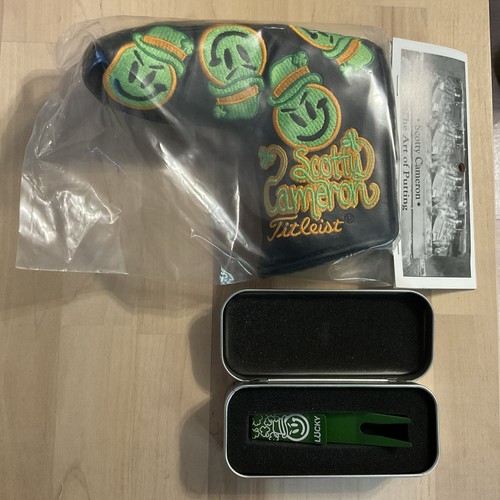 Scotty Cameron 2013 St. Patrick's Day Grinder Headcover and Divot Tool BNIB