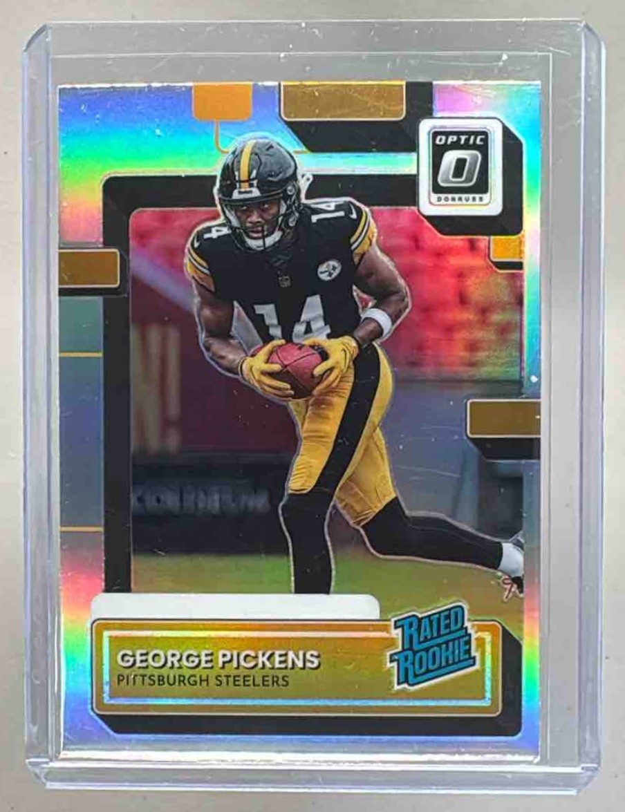 George Pickens 2022 Panini Donruss #P-323 Holo Optic Rated Rookie Preview RC