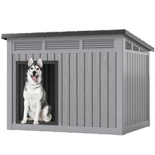Fancyango Large Dog House for Indoor  Outdoor Weatherproof  Removable Roof...