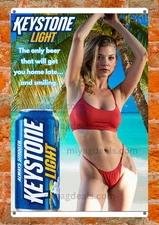 Keystone Light Beer Metal Sign Poster – Wall Bar Pub  Decor Beer Read Des