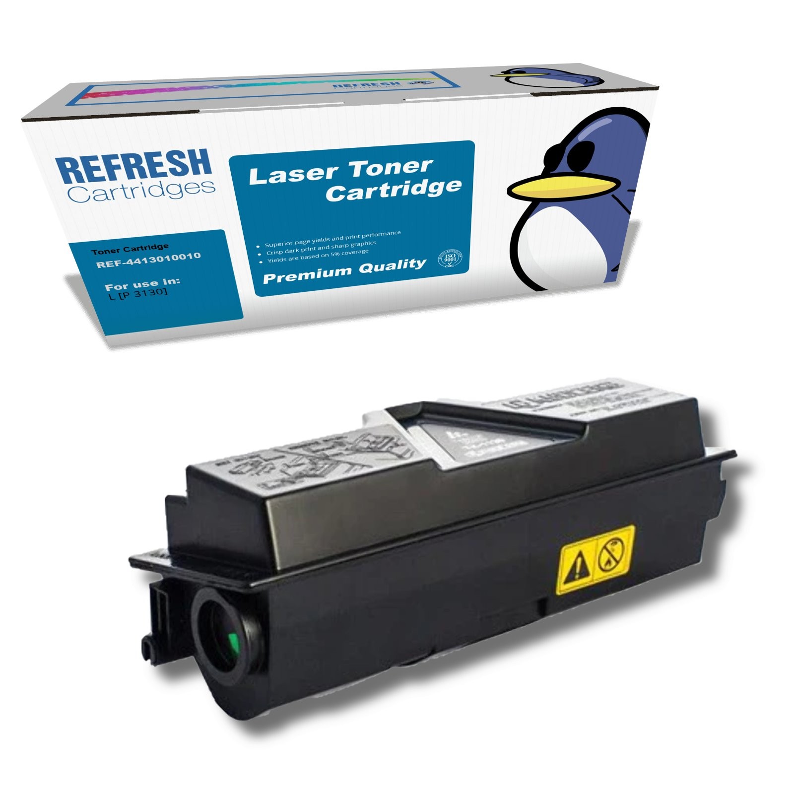 Refresh Cartridges Black 4413010010 Toner Compatible With Utax Printers