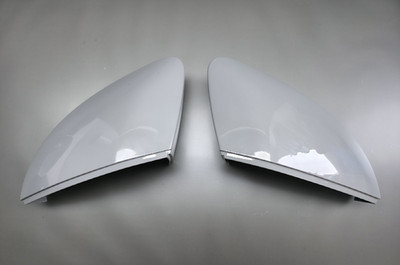 SET Org Skoda Scala Kamiq Outside Mirror Cap Housing Steel Grey Mirror Cap