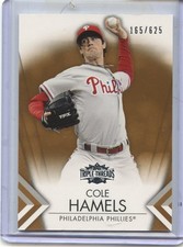 2012 TOPPS TRIPLE THREADS SEPIA BASE CARD 165/625 COLE HAMLELS