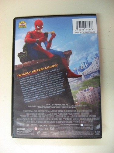 SPIDERMAN Homecoming DVD in LIKE NEW condition - Afbeelding 2 van 4