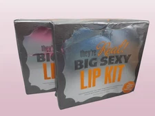 BENEFIT THEY'RE REAL! BIG SEXY LIP KIT 4 SHADES LIPSTICK AND LINERS DETAILS 2PC