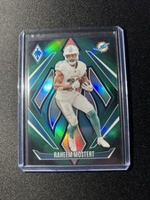 2024 Panini Phoenix Raheem Mostert Green Fade /199 Miami Dolphins