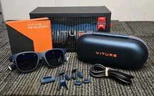 Viture V1216 One XR Gaming Glasses with Case & Charger - Blue