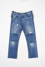 Stella Mccartney Blue Patch Distressed Jeans Size W32 L28