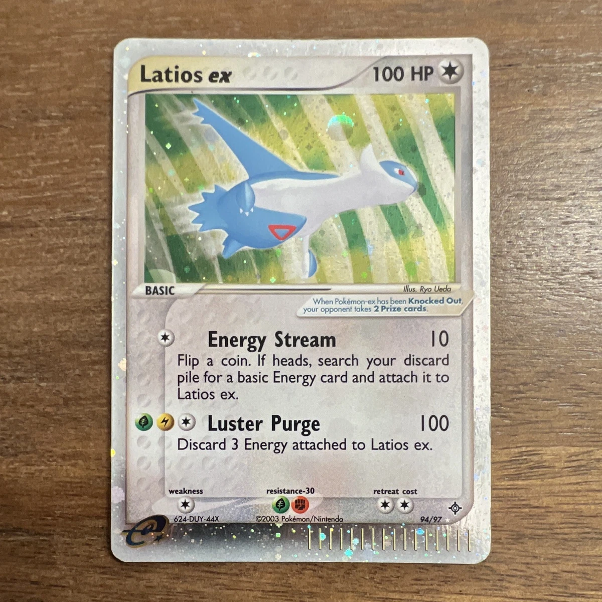 latios ex pokemon card value 2006 Dragon Frontiers Holo EX #96 CGC 9.5 MINT+ on Fanatics Collect Promo Card Type Latios Ex for sale |