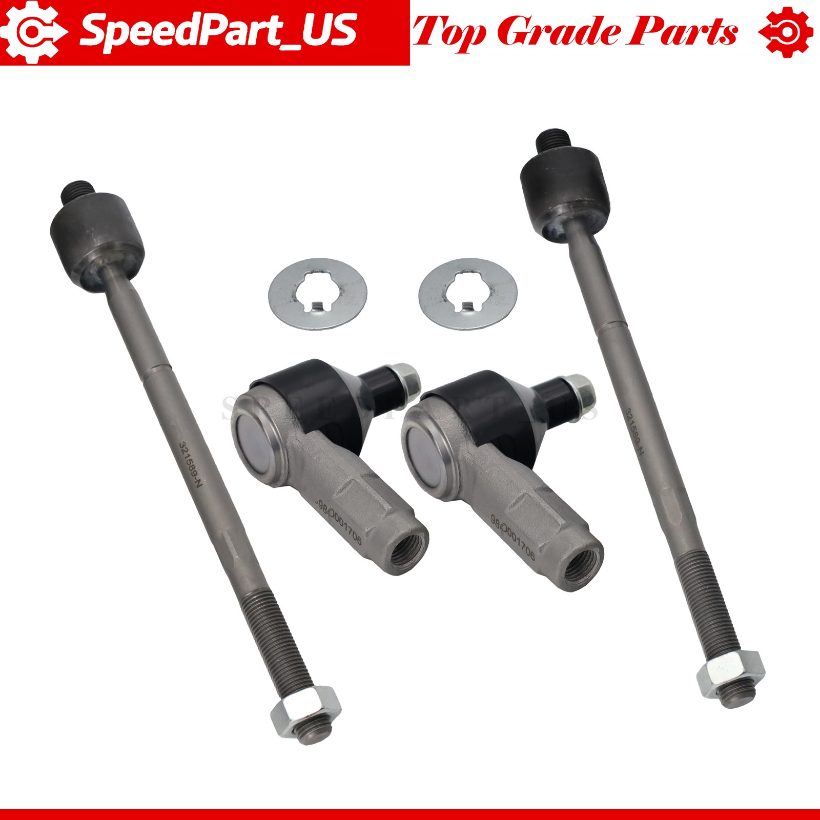 Maserati Quattroporte 2003-2012 Right Outer Inner tie rods Set
