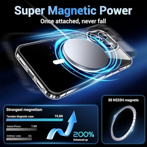 Funda Hualele Magnética para iPhone SE 2022/3ª/2020/2ª Gen,Funda iPhone 8/7,Compatible - Imagen 3 de 6