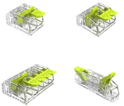 ESL ELECTRIC Klemme mit Hebel Dosenklemme Hebelklemmen Verbindungsklemme 0,2-4mm VDE UL RoHS
