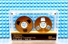 RECOTON    SHB-60     TYPE II                BLANK REEL CASSETTE TAPE (1) (NEW)