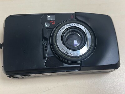 Olympus Mju 38-105mm Zoom analoge Kleinbildkamera Autofokus beige 1/2 Zoll Format