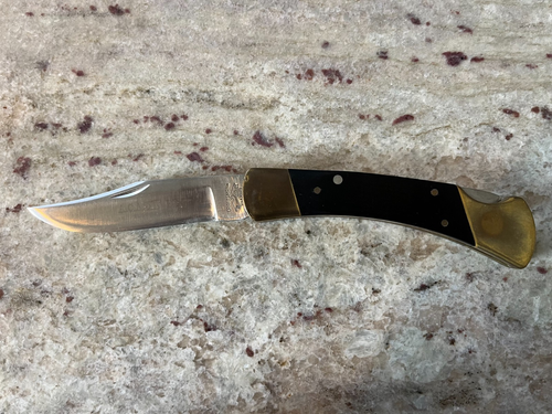 Vintage Craftsman 95078 Single Blade Lock Back Pocket Knife ACA Edge - Picture 2 of 5