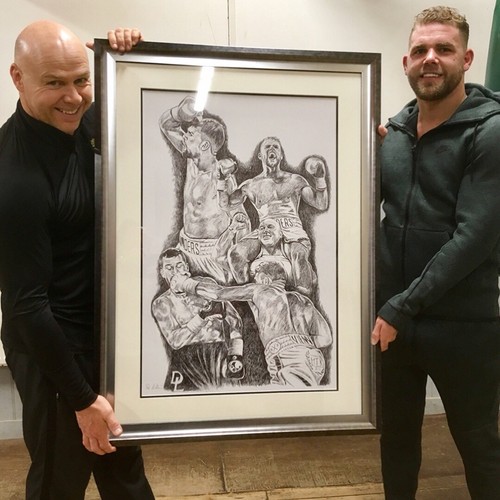 Signed By Billy Joe Saunders, Dominic Ingle & Artist Killian - Picture 5 of 5