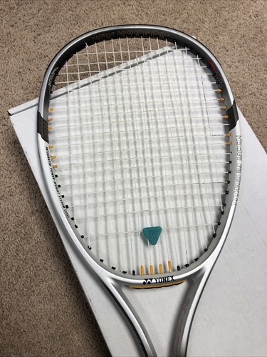 Racchetta da tennis Yonex SRQ Ti 600 lunga 110 testa 4 3/8 impugnatura - Foto 2 di 16