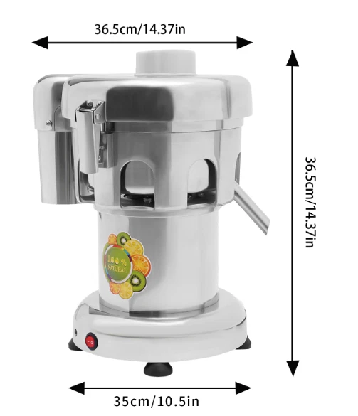 Commercial Heavy Duty Juice Extractor Machine Stainless Steel Juicer New US - Image 2 of 4