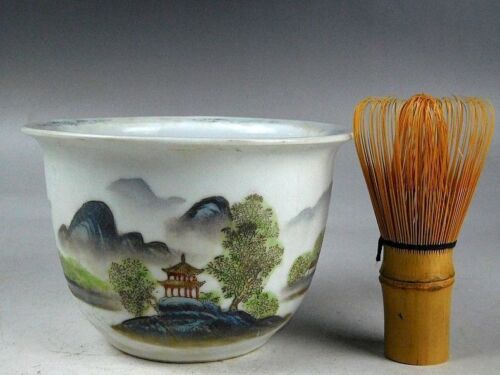 China Collection Bonsai Pot singed 景徳鎮正源製/   size W14.5cm H 10cm - Afbeelding 1 van 12