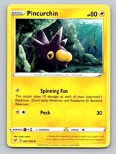2020 Pokemon Card Vivid Voltage Pincurchin 62/185