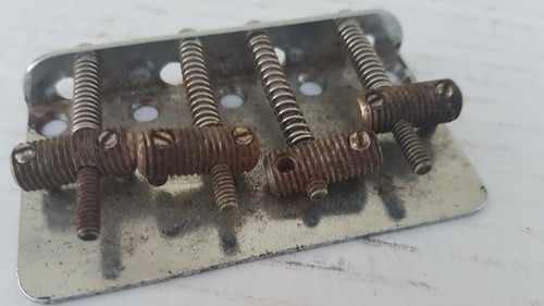 1963 FENDER JAZZ BASS BRIDGE USA - 第 4/6 張圖片