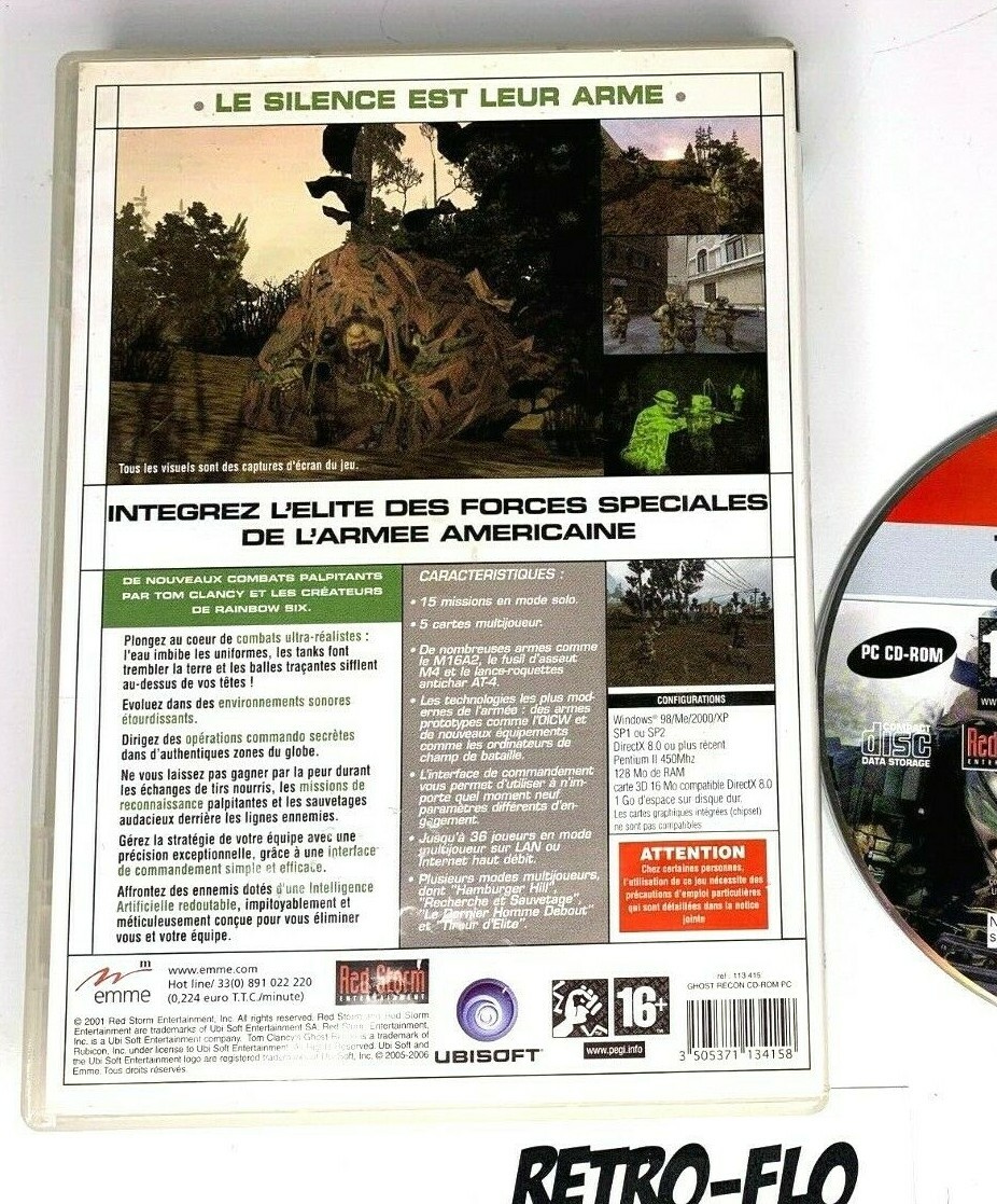 Tom Clancy's Ghost Recon - PC Game CD-ROM | eBay
