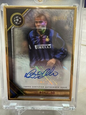 2023-24 Topps Museum Ronaldo R9 Framed Gold frame AUTO /50 | eBay