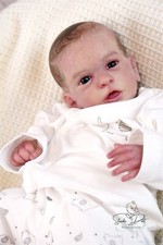Studio-Puppe Baby JUNGE Reborn Aleyna von Gudrun Legler 19 Zoll