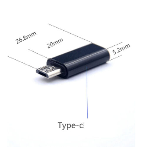 1pcs 3.1 C Female to Micro Male Adapter Converter -C White Bla / - Picture 3 of 10