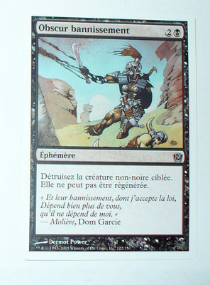 DARK BANISHMENT - EPHEMERAL - VF MTG MAGIC CARD