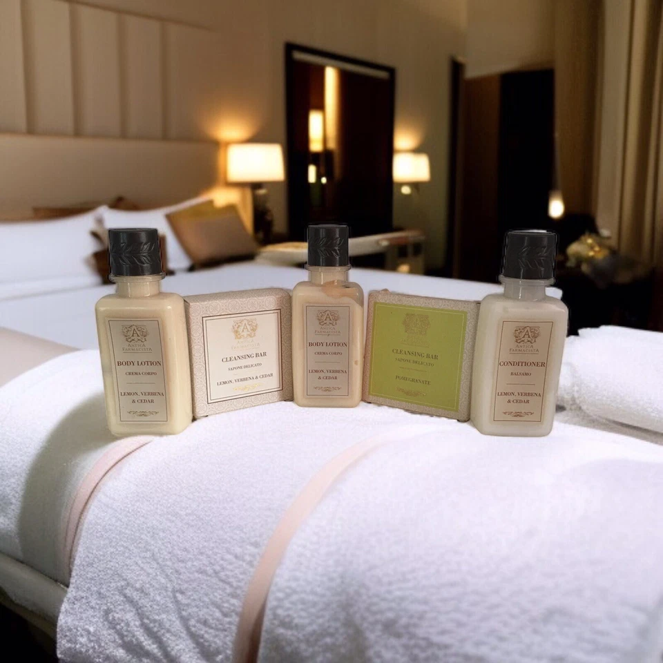 Antica Farmacista Lemon, Verbena and Cedar Scented 5PC Travel Size Toiletries - Image 3 of 4