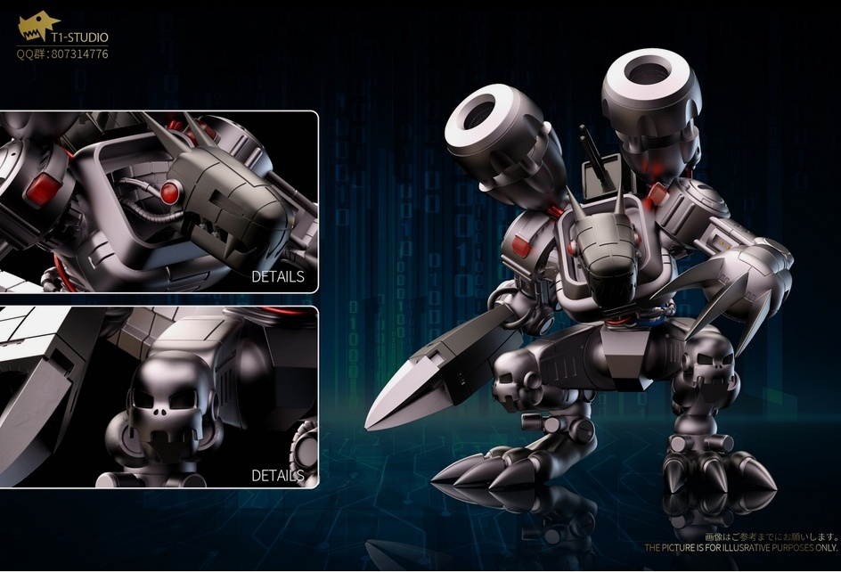 T1 Studio Mugendramon Resin Statue Digimon Collectibles 47cm | eBay