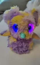 Hatchimals Mystery Elefly Fluffy Interactive Limited Ed. Purple Yellow 5  Works