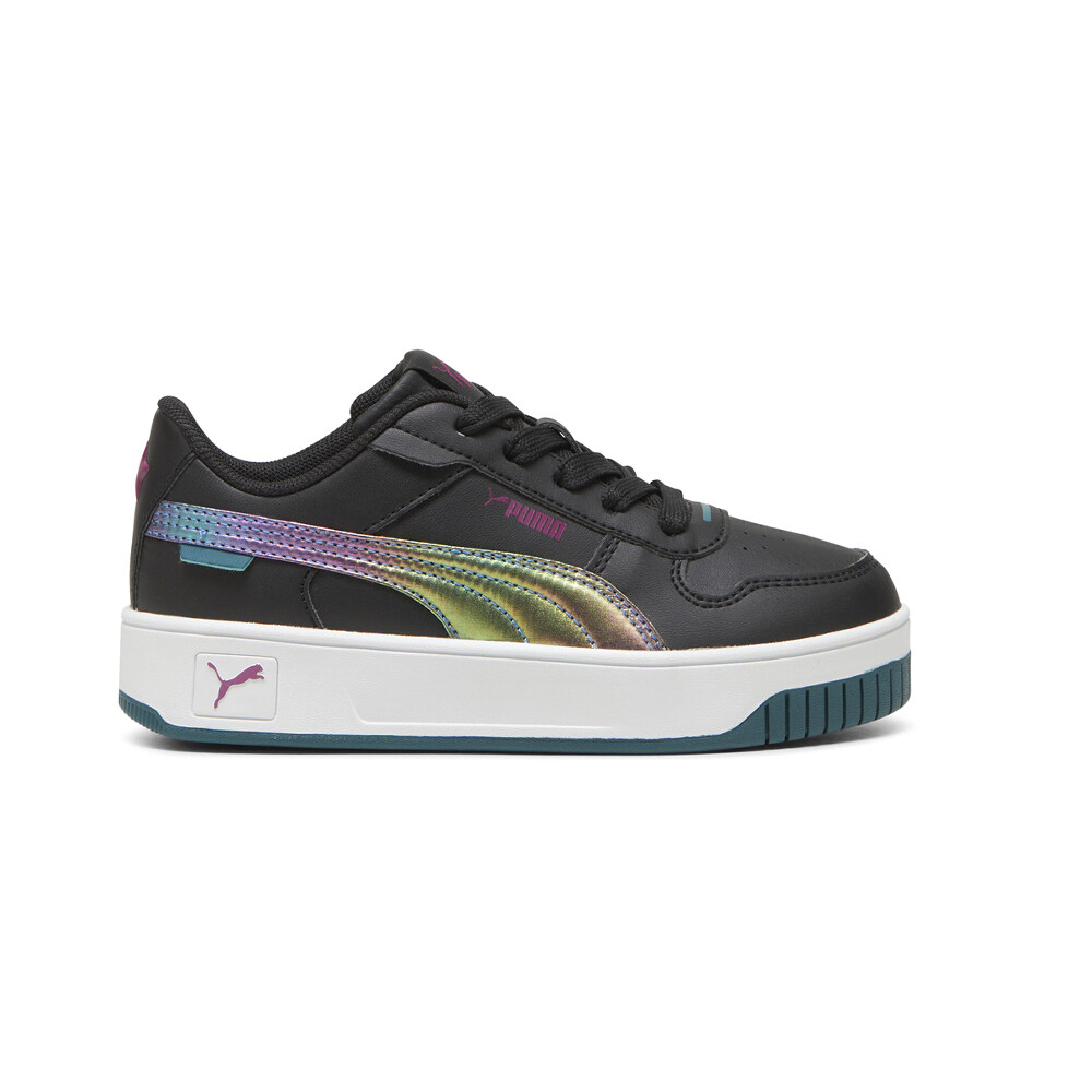 Черные кроссовки Puma Carina Street Bouncy Sky на металлической платформе для маленьких девочек, Калифорния