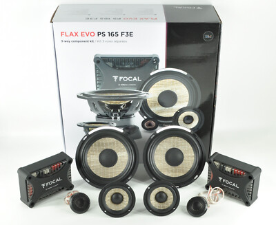 FOCAL PS 165 F3E FLAX EVO, MADE IN FRANCE HIGH QUALITY 3-WAY 6.5