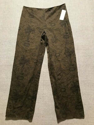 Lord & Taylor Women s Pants 14P Petite Floral Casual Pants Zipper Fly #1674