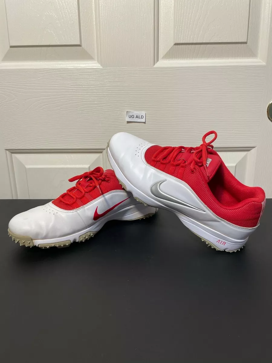 Nike Air Rival 4 Soft Golf Shoes Size 9.5W Red/White 818728-101 | eBay