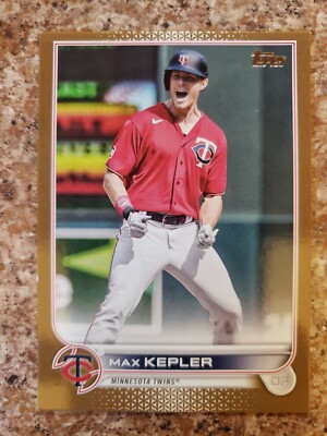 2022 Topps Series 1 Baseball Max Keplar Gold Parallel #/2022 Twins